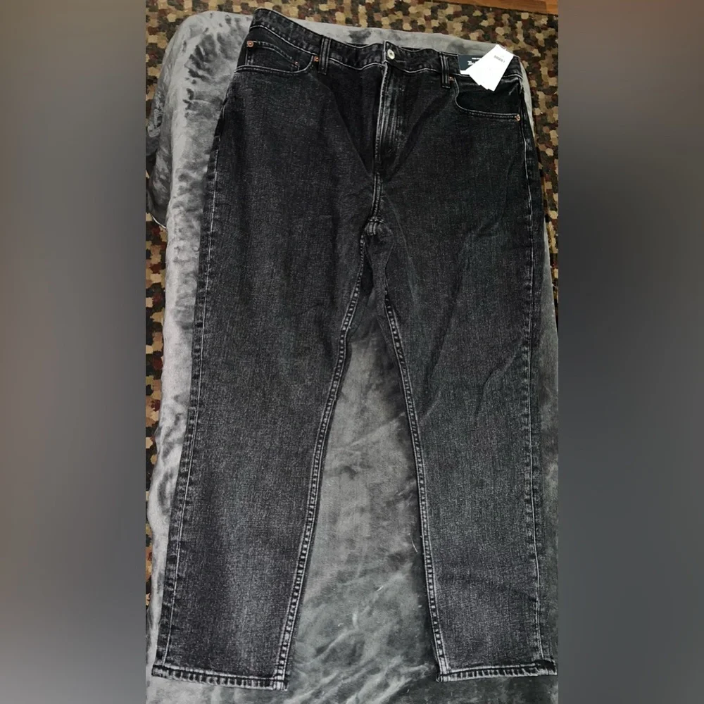Abercrombie & Fitch Curve Love High Rise Skinny Jean in Black Size 16 (33) - Picture 8 of 13